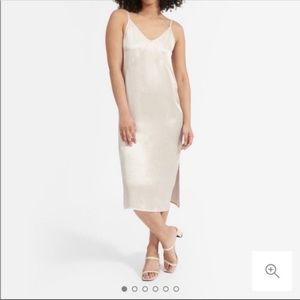 Everlane satin slip dress